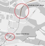  Island Street Abandoned Railroad Bridge that used to hook up to the Schultheis Street Bridge